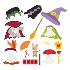 Spellbinders Dies - Classic Mouse Costume Party